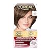 L’Oreal Paris Excellence Crème Permanent Hair Dye, Triple Care Hair Color with Hyaluronic Acid for 100% Gray Coverage, 5 Medium Brown, 1 Kit (Packaging May Vary)