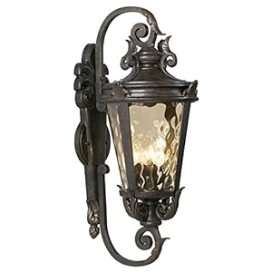 John Timberland Casa Marseille Rustic Industrial Outdoor Wall Light Fixture Warm Bronze Scroll 27 1/2" Hammered Glass for Exterior House Porch Patio Outside Deck Garage Yard Front Door Garden Home John Timberland Casa Marseille Rustic Industrial Outdoor Wall Light Fixture Warm Bronze Scroll 27 12 Hammered Glass for Exterior House Porch Patio Outside Deck Garage Yard Front Door Garden Home
