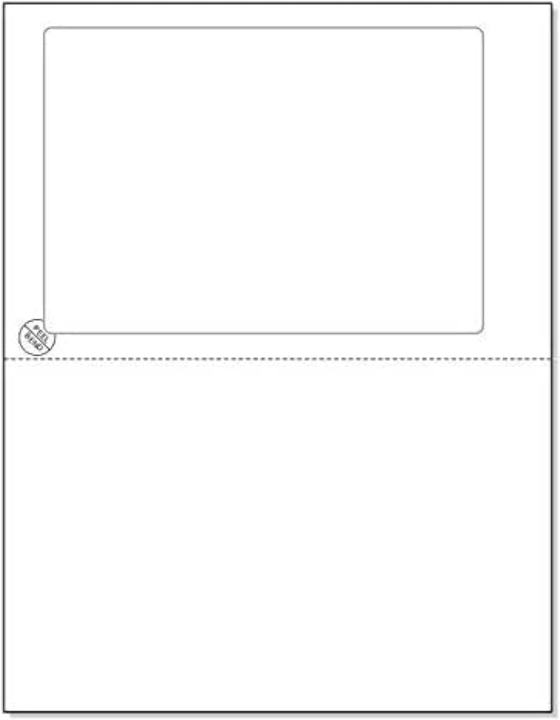 NextDayLabels - 1500 Sheets Click Ship Integrated Labels with Tear Off Receipt, Designed for Printing Online Labels. 8-1/2" x 11" Sheet with one Label 6.8125" x 4.75", Use for USPS, Ebay, Paypal, ETC.