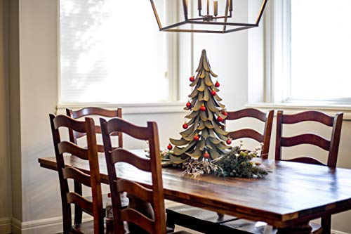Desert Steel Blue Atlas Cedar Metal Tree Home Decor Accent - Christmas Tree #TOP1