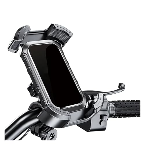 Support téléphone moto en alliage noir pour guidon BMW C400GT