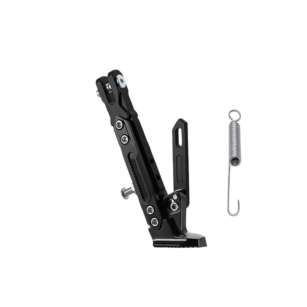 SA2VN6 Kickstand Parking Stand Motorcycle Kickstand Kick Bracket Motorbike Bicycle Adjustable Metal Foot Side Stand Supportor Parking Accessories