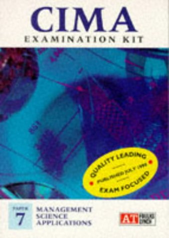 Technical Paper Cima Amazon | Management Science Applications (Paper 7) (CIMA Examination ...