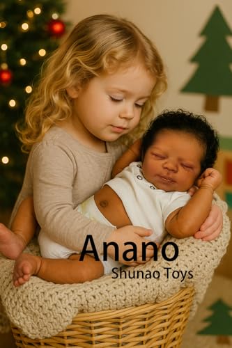 Muñeca Reborn Realista Negra 18 Pulgadas Cuerpo Completo miniatura 6