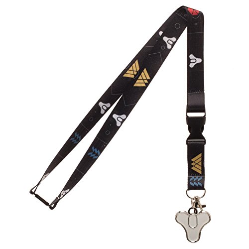 Aeiniwer Destiny 2 Lanyard Logo's Hunter Titan Warlock w/Metal Charm