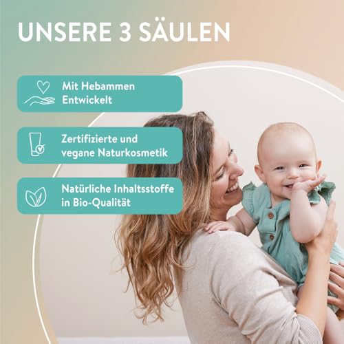 MABYEN Wind- und Wettercreme 2 x 25 ml | ÖKO-TEST Sehr gut - Babycreme Körper und Gesicht - Zertifizierte Naturkosmetik - Natrue, Vegan, Parfümfrei, Wasserfrei.