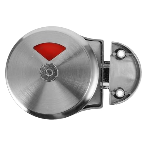 UTHCLO Indicador Cerradura Puerta Privacidad Acero Inoxidable para Partición Inodoro con Señal Vacante Ocupado Fácil Instalación y Protección Humedad