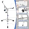 Eidoct Drum Stand with Sticks Holder - Double Braced Tripod Snare Stand for 25-35cm Drums & Pads | Adjustable Height 37-58cm, Lightweight & Foldable for Beginners & Stage Performance #2
