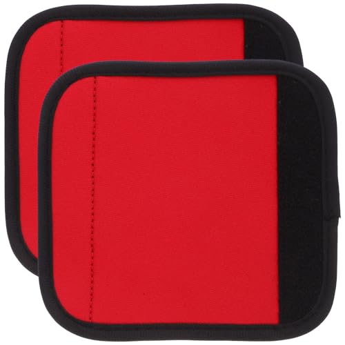 SEWACC 2pcs Protective Barbell Mat with Grip Pads for Gym Training