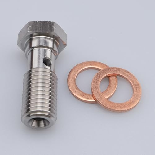 Image of AC PERFORMANCE M12 x 1.5 Banjo Bolt, 31mm UHL, Stainless Steel