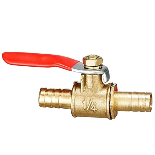 Connecteur pneumatique 8mm vanne d'arrêt laiton pour tuyau de carburant huile air
