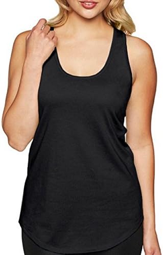 Miniatura 2 de Next Level 1533 Camiseta sin mangas de espalda cruzada ideal color azul marino, talla XL, Marina de medianoche