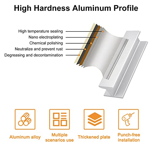 MOROBOR 80mm/3.14” Self-Stick Instant Cabinet Drawer Pulls, 2pcs Aluminium Alloy Self-Stick Push Pull Handles (Matte Silver) - Image 3