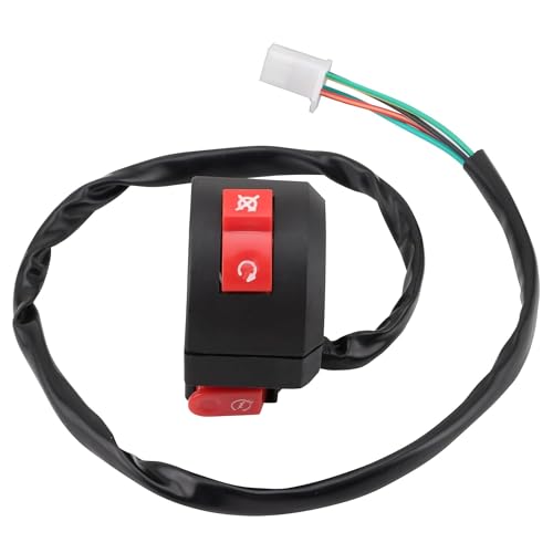 Chinese ATV Handlebar Switch Start/Stop Switch Assembly For Tao Motors ATV | Left Handlebar Kill Switch 4 Wire Tao Tao Kill Switch Replacement