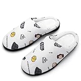 [RETQSS] スターウォーズ ルームシューズ メンズ 室内履き 冬用 おしゃれ もこもこ ハウススリッパ 軽量 滑り止め 厚底 ファースリッパ 足冷え対策 暖かい 洗える 抗菌防臭 部屋 来客用 自宅用