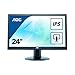 Produktbild AOC I2460PXQU 61,1 cm (24 Zoll) Monitor (VGA, DVI, HDMI, DisplayPort, 5ms Reaktionszeit, 16:10, 1920 x 1200) schwarz