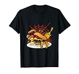 Monster Spider Cheese Burger Food Cheese Burger T-Shirt