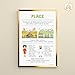 Quarterhouse 6 Poster Five Themes of Geography Set, Social Studies Classroom Learning Materials for K-12 Students and Teachers, 12 x 18 Inches, Made in USA