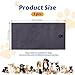YAMAIDUO 2 Stück Hunde Handtuch 75 x 35 cm, Hundehandtuch Extra Saugfähig und Weich Schnelltrocknend Mikrofaser, Hundezubehör Handtücher Haustier für Katzen, Hunde Oder Andere Haustiere, Grau