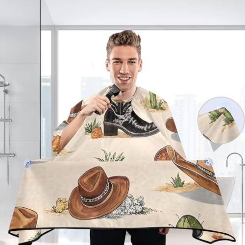 Capa de peluquería impermeable con cierre ajustable miniatura 6