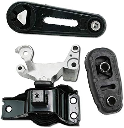 K0944 Fits 2007-2012 Nissan Sentra 2.0L w/Auto CVT Trans Motor Mount Set 3PCS : A4348, A4345, A4318