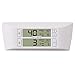 AcuRite Digital Wireless Fridge and Freezer Thermometer with Alarm and Max/Min Temperature for Home ,LCD Display, Restaurants (00986M), 0.6, White