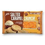 Erbies Salted Caramel Crunch Topping - Includes Crushed Salted Caramel Pieces Caramel Crunch Topping Caramel Ribbon Crunch Topping Coffee Topping Coffee Sprinkles Toppings Sugar Sauce 10 oz