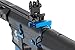 Lancer Tactical Gen 2 M4 SPR Carbine Blue Airsoft AEG Rifle with Full Metal Gearbox & High Speed Mid Mag-Red Dot Sight, 9.6v 1600 mAh Nimh Battery, Charger, 1000 Rounds 0.20g BBS Included