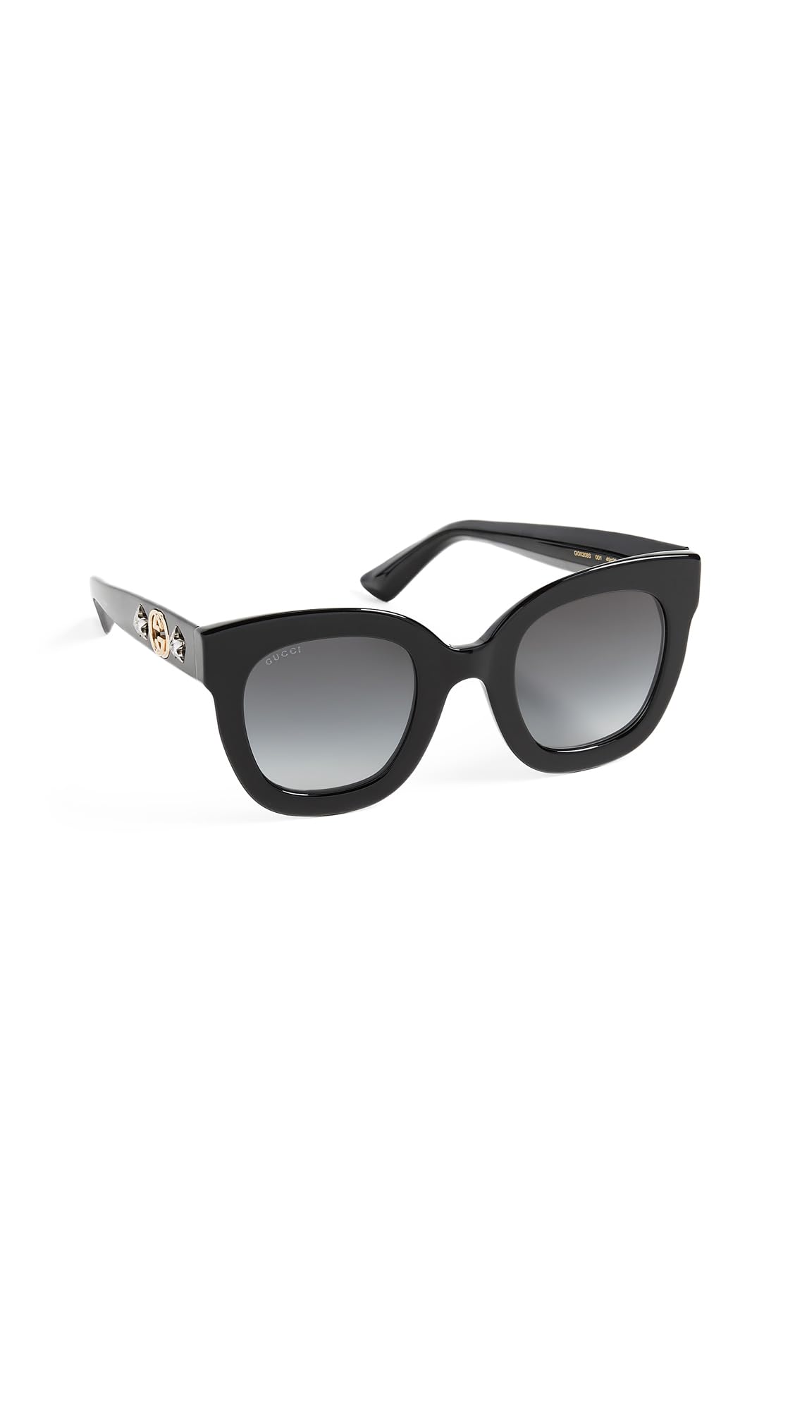 Gucci GG0208S Plastic Fashion Sunglasses 49 mm