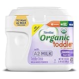 Similac First & Only USDA Organic Toddler Drink with A2 Milk, Gentle and Easy to Digest, Supports Brain and Eye Health Powder, 23.2 Oz (Pack of 6)