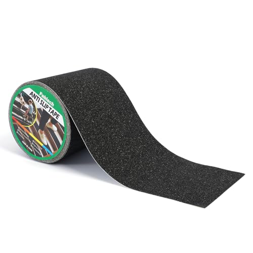 Image of 6 inch x 30' Heavy Duty Anti Slip Tape, Grip Tape Waterproof High Traction Non-Skid Tape for Outdoor Steps, Stairs, Skateboards, Ramps, Indoor & Outdoor Safety.