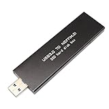 MEITK SSD Case,USB 3.0 to SATA Based 2280 M.2 NGFF SSD Portable Enclosure,Storage Box with Built-in ASM1153E Controller and USB Connector