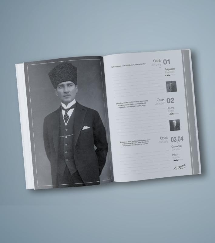 Komutan 2026 Atatürk Ajandası 13,5x21cm 160 sayfa