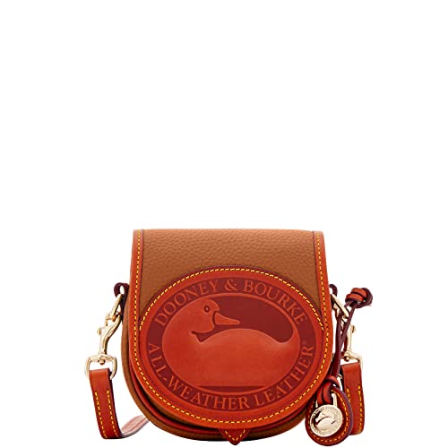 Dooney & Bourke Handbag, All Weather Leather 2 Duck Bag Crossbody - Caramel