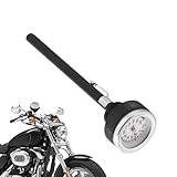 Mppchhn Öldeckel Ersatz - Motorradzubehör Mit Temperaturanzeige | Ersatzteile für Öltank Abdeckung - Für Reisen Auf Der Autobahn, Outdoor-Fahrten, Lange Strecken, Pendelverkehr Und Geländefahren