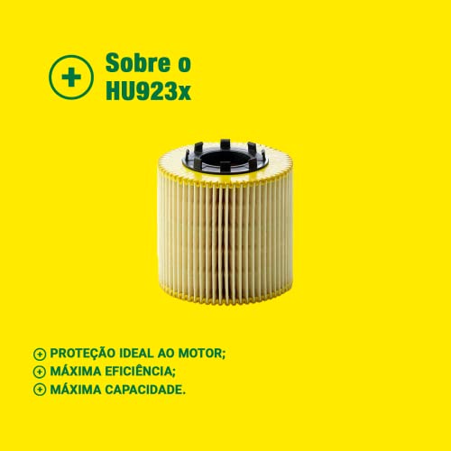 MANN-FILTER Original, Filtro de Óleo, HU923x, Para Modelos Renault Master