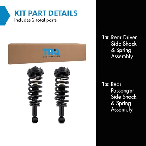 Image of TRQ Rear Strut & Spring Assembly Pair Set for 03-06 Expedition