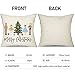 DFXSZ Merry Christmas Throw Pillow Cover 18x18 Inch Nutcracker Christmas Decor Winter Holiday Party Cushion Case Decoration for Sofa Couch YK-141B18