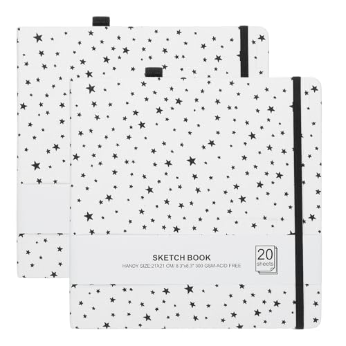 Carnet aquarelle 300g journal de peinture PATIKIL bloc de dessin papier blanc sans acide