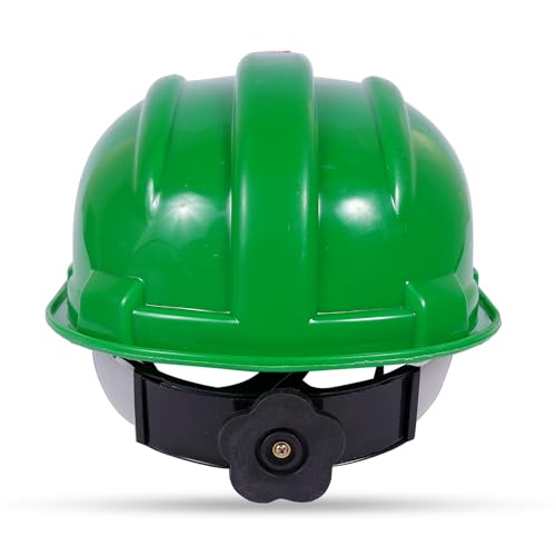 Image of Aktion AK H02 WHT Safety Helmets Rachet Type, Color: Green, Pack of 15, IS 2925:1984