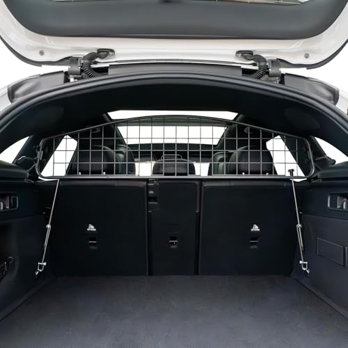 Travall Hundegitter kompatibel mit Mercedes Glc (2022-) Fahrzeugspezifischer Kofferraumschutz Gepäckschutz Trenngitter Ladungsteiler Hochbelastbare Stahl Auto Haustierbarriere