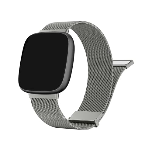 ^~jXxgɓKFitbit Versa 3 4 Sense/sense 2(Gun color,For Fitbit Versa 3)