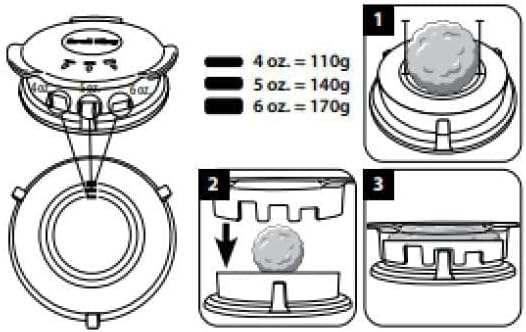 Broil King 62475 Deluxe Burger Press