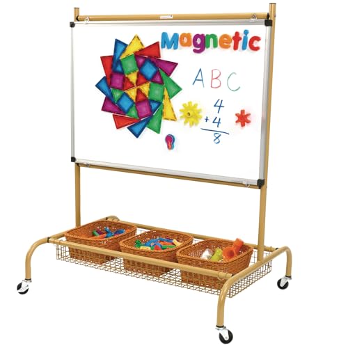Kids Double-Sided Magnetic Whiteboard Easel for STEM, STEAM Activities, Indoor and Outdoor Use by Excellerations - Image 6