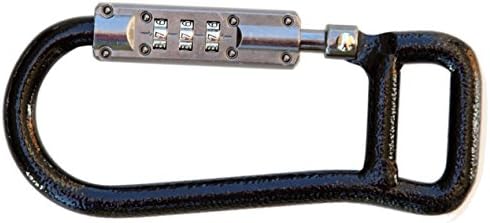 Lockstraps 801 Locking Carabiner, Black