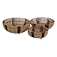 BigBuy Home Körbe Set Naturbraun Jute 42 x 42 x 13 cm (3 Stück)