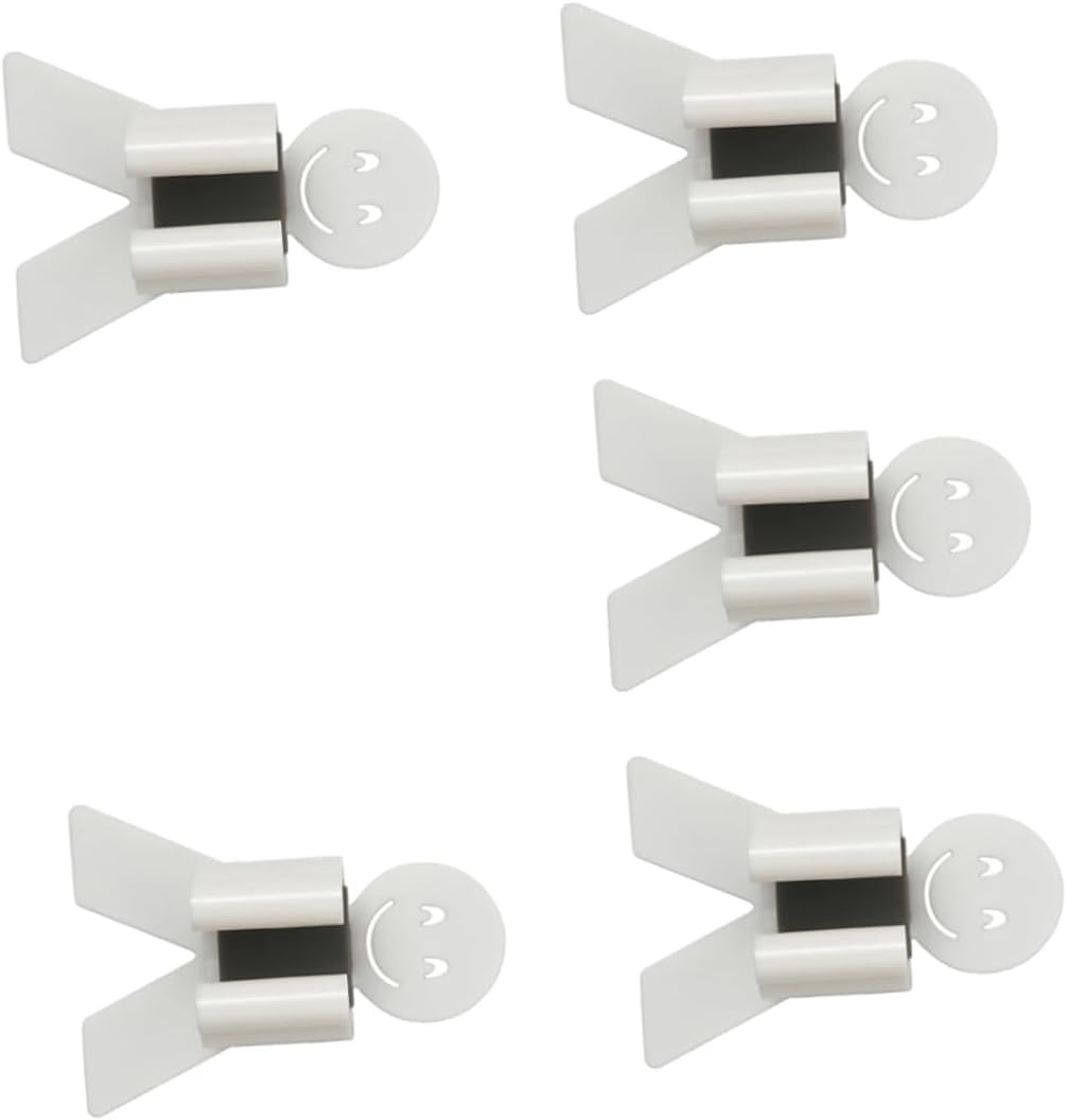 5Pcs Punch Free Mop Hook Plastic Broom Holder for Home Bathroom