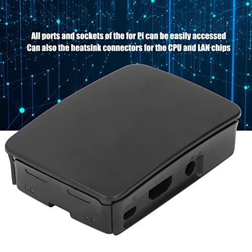 Caja carcasa de ABS ignífugo para Raspberry Pi 3 B y B+ miniatura 4
