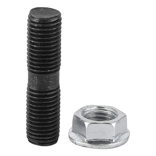 M10X1,25 Bolzen Auspuffkrümmerbolzen Edelstahl 9-teiliges M10X1,25 Bolzen Sicherungsmuttern-Kit Auto-Fahrzeugzubehör Passend für