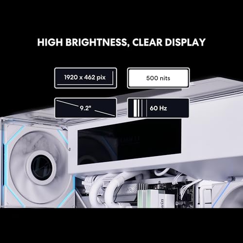 Image of Lian Li O11 Vision-M 9.2 inch LCD Accessory Kit (White)